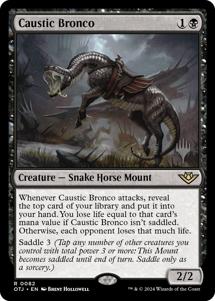 Caustic Bronco (Promo Pack) [Outlaws of Thunder Junction Promo Pack]
