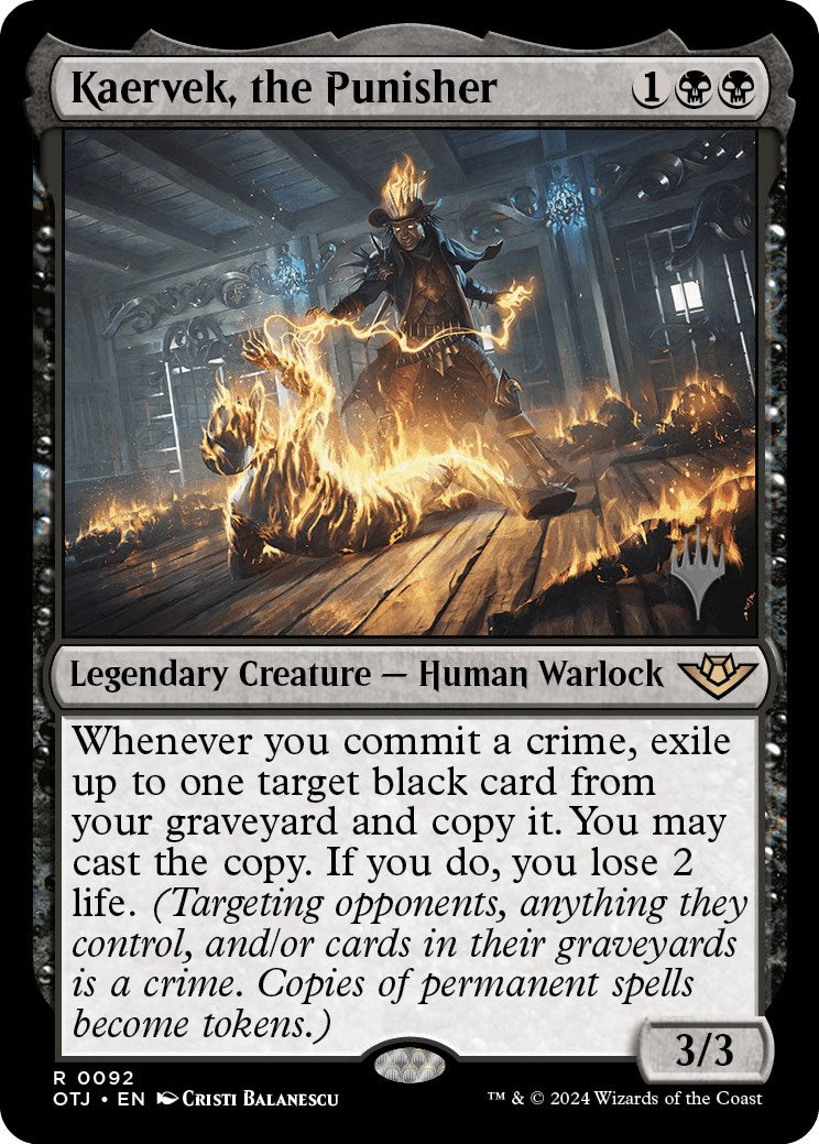 Kaervek, the Punisher (Promo Pack) [Outlaws of Thunder Junction Promo Pack]