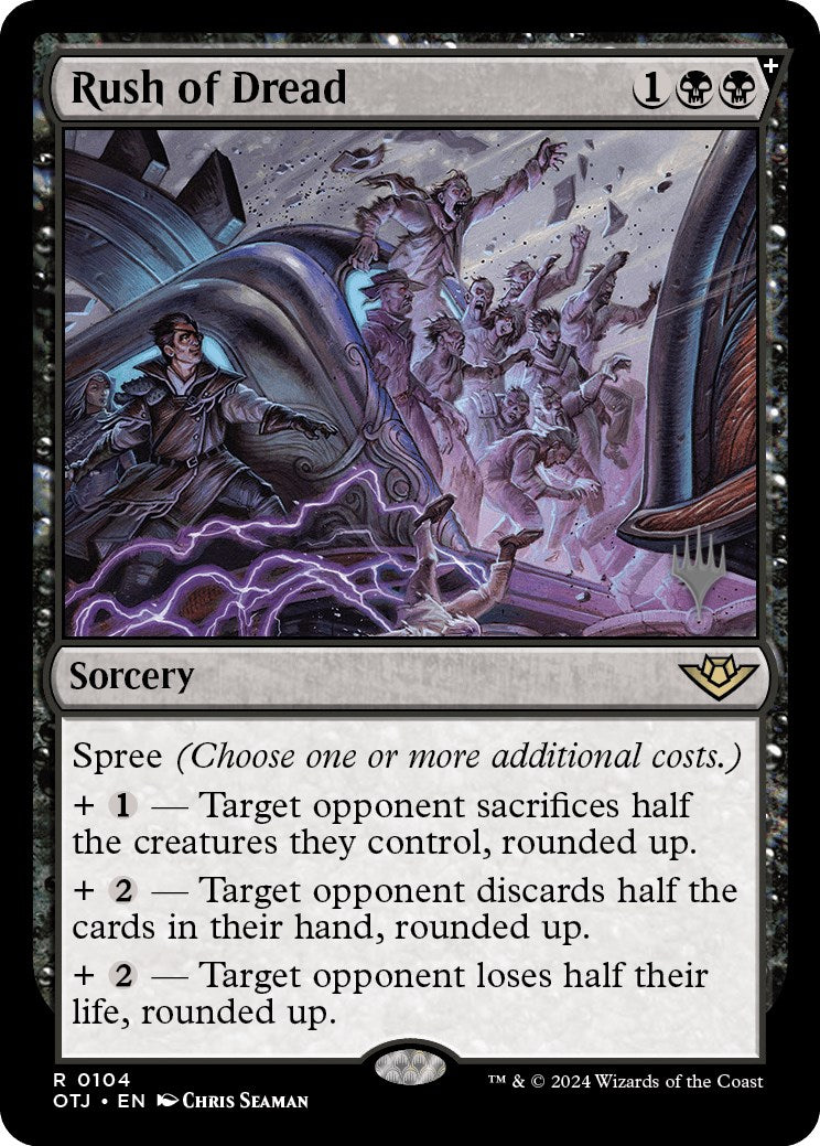 Rush of Dread (Promo Pack) [Outlaws of Thunder Junction Promo Pack]