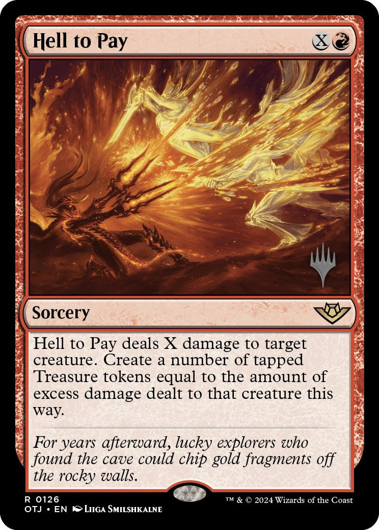 Hell to Pay (Promo Pack) [Outlaws of Thunder Junction Promo Pack]