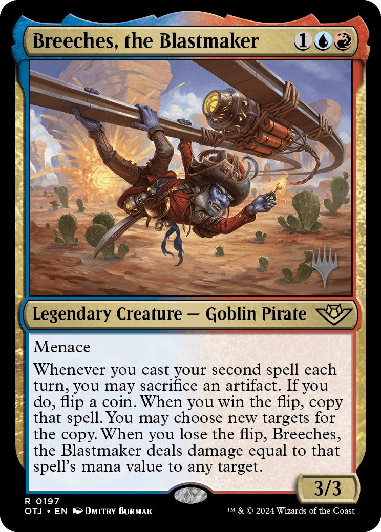 Breeches, the Blastmaker (Promo Pack) [Outlaws of Thunder Junction Promo Pack]