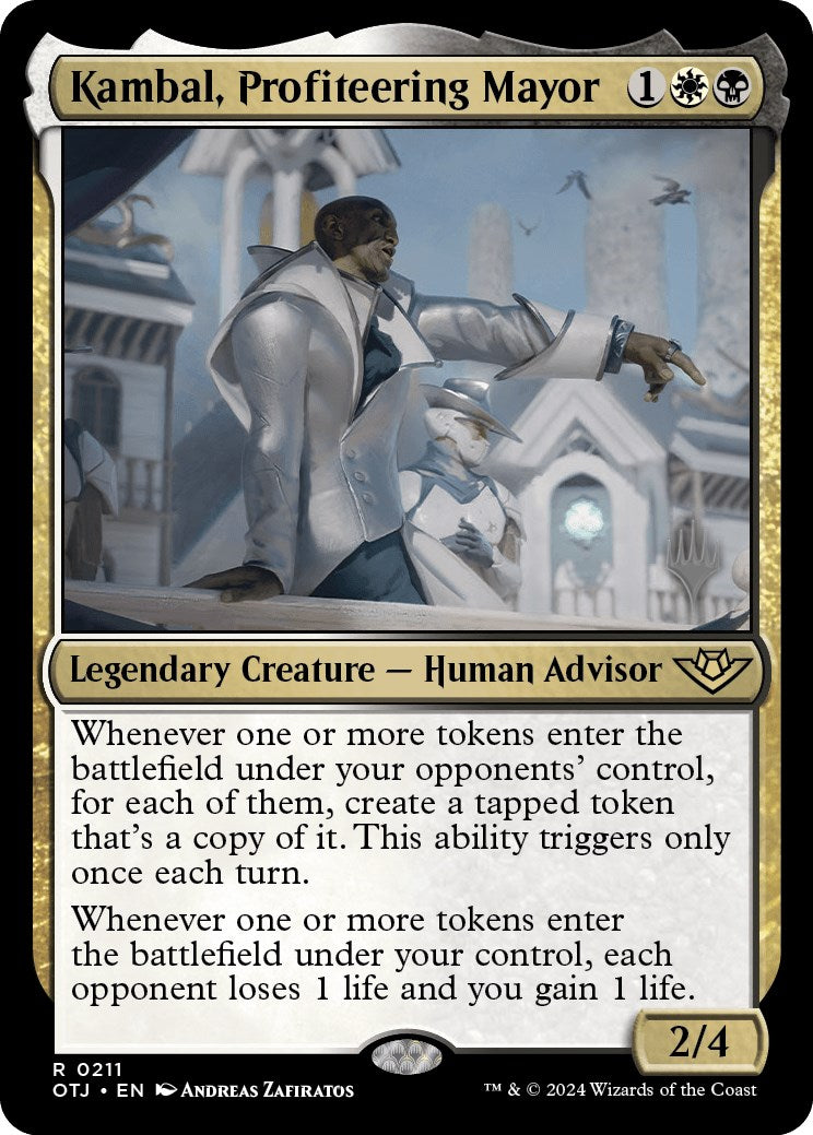 Kambal, Profiteering Mayor (Promo Pack) [Outlaws of Thunder Junction Promo Pack]