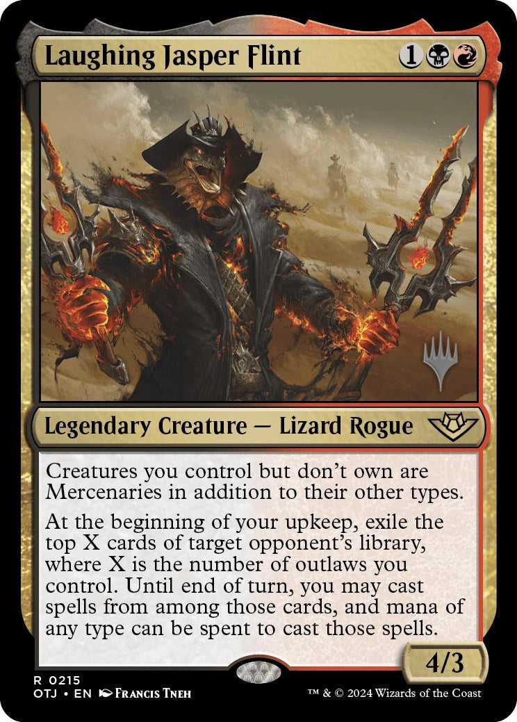 Laughing Jasper Flint (Promo Pack) [Outlaws of Thunder Junction Promo Pack]