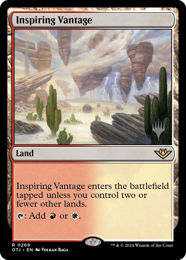 Inspiring Vantage (Promo Pack) [Outlaws of Thunder Junction Promo Pack]