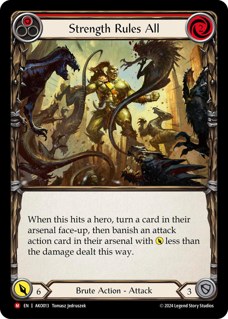 Strength Rules All [AKO013] (Armory Deck: Kayo) Rainbow Foil