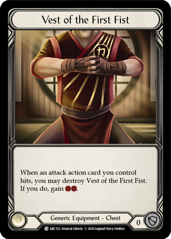 Vest of the First Fist [U-ARC152] (Arcane Rising Unlimited) Unlimited Normal