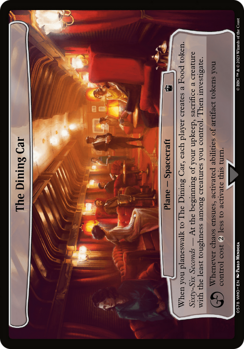 (Oversized Plane) The Dining Car [Doctor Who Planes]