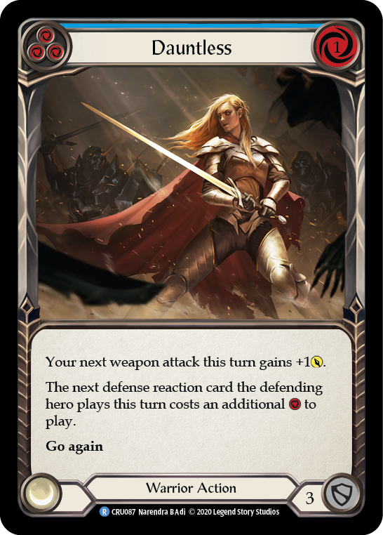 Dauntless (Blue) [CRU087] (Crucible of War) 1st Edition Normal