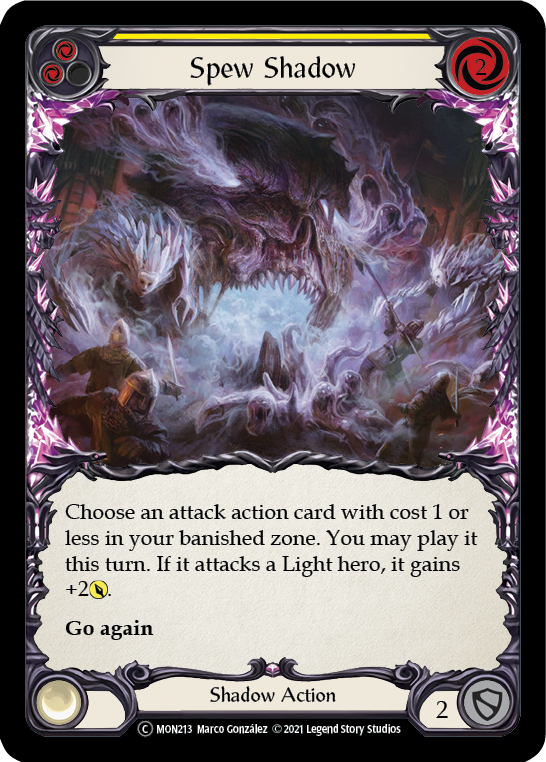 Spew Shadow (Yellow) [U-MON213] (Monarch Unlimited) Unlimited Normal