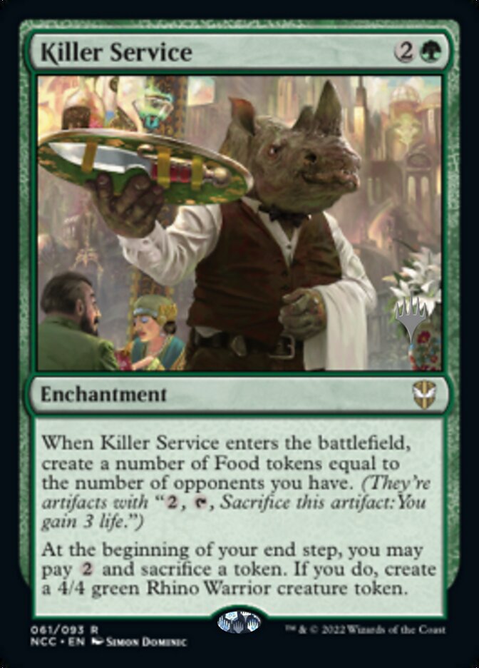 Killer Service (Promo Pack) [Streets of New Capenna Commander Promo Pack]