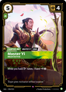 front of card Yi, Meditative [Origins: Proving Grounds]