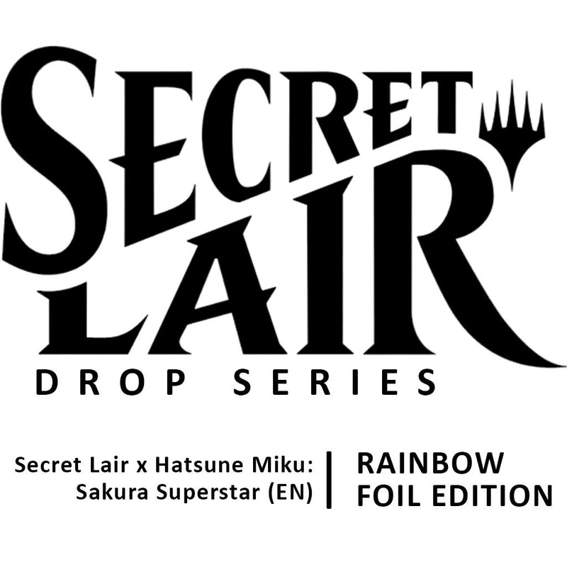 Secret Lair: Drop Series - Secret Lair x Hatsune Miku: Sakura Superstar (Rainbow Foil Edition)