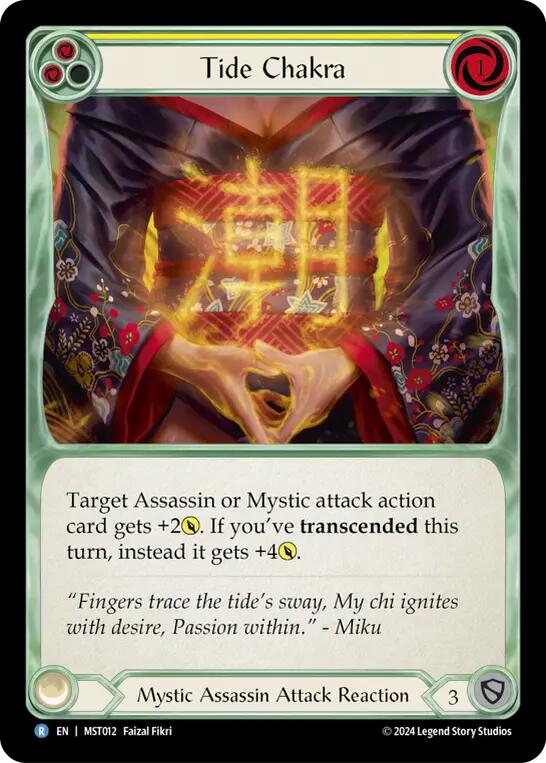 Tide Chakra (Yellow) [MST012] (Part the Mistveil) Rainbow Foil