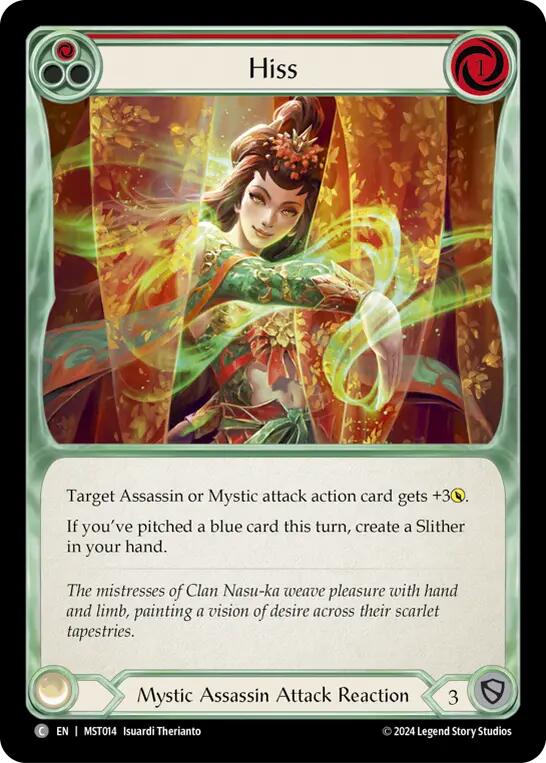Hiss (Red) [MST014] (Part the Mistveil) Rainbow Foil