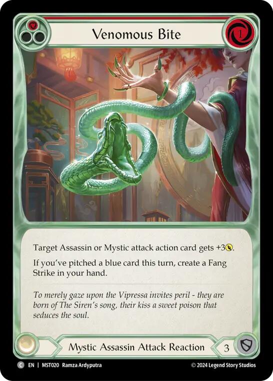 Venomous Bite (Red) [MST020] (Part the Mistveil) Rainbow Foil