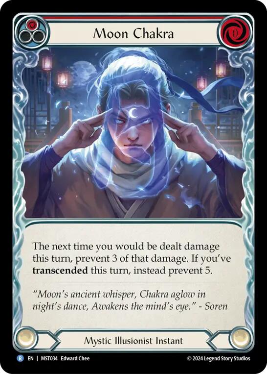 Moon Chakra (Red) [MST034] (Part the Mistveil) Rainbow Foil