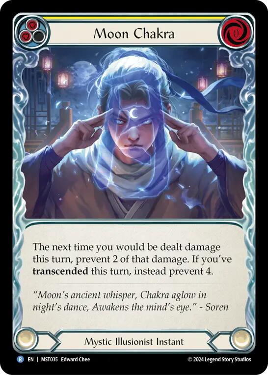 Moon Chakra (Yellow) [MST035] (Part the Mistveil) Rainbow Foil