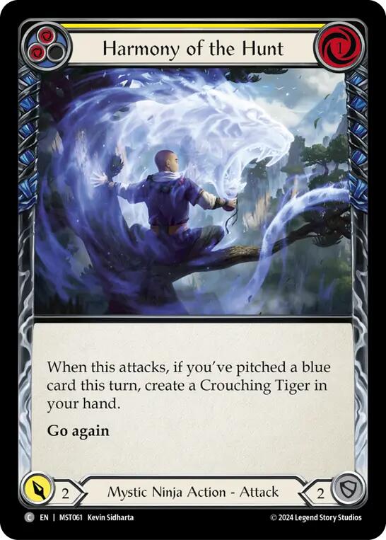 Harmony of the Hunt (Yellow) [MST061] (Part the Mistveil) Rainbow Foil