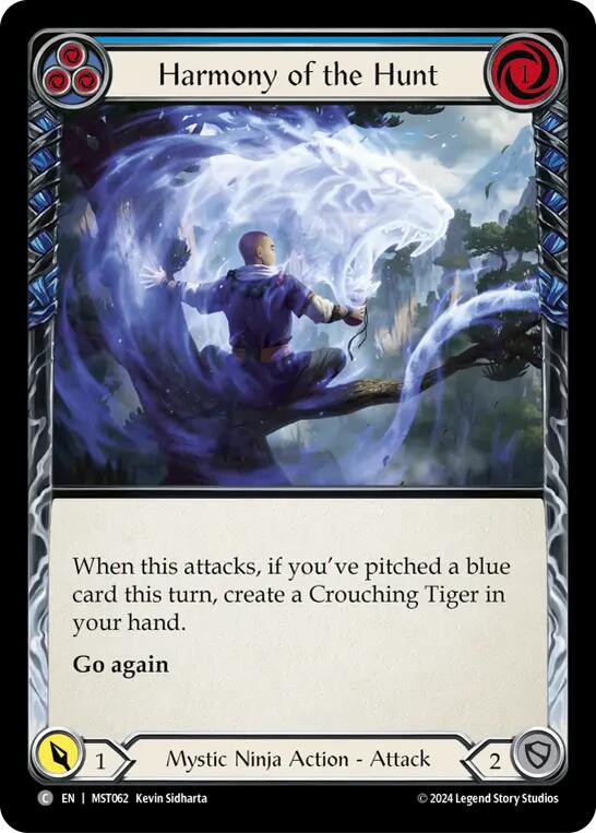Harmony of the Hunt (Blue) [MST062] (Part the Mistveil) Rainbow Foil