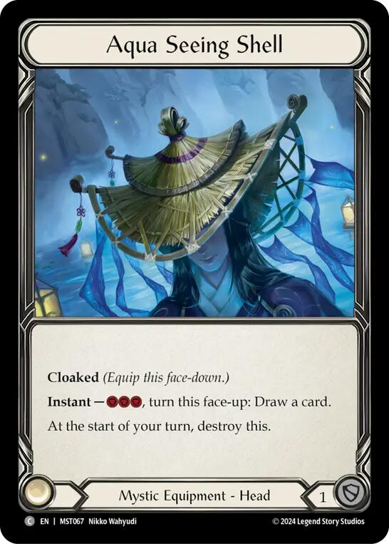 Aqua Seeing Shell [MST067] (Part the Mistveil) Cold Foil