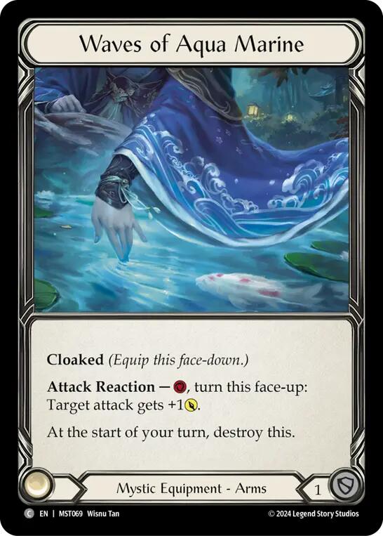 Waves of Aqua Marine [MST069] (Part the Mistveil) Cold Foil