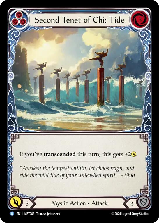 Second Tenet of Chi: Tide [MST082] (Part the Mistveil) Rainbow Foil