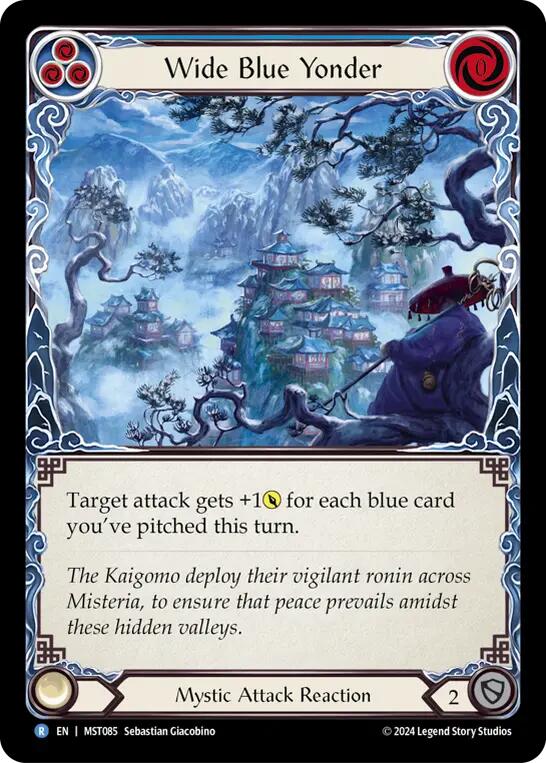 Wide Blue Yonder [MST085] (Part the Mistveil) Rainbow Foil
