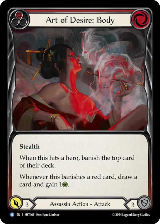 Art of Desire: Body (Red) [MST106] (Part the Mistveil) Rainbow Foil