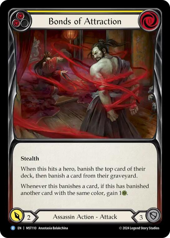 Bonds of Attraction (Yellow) [MST110] (Part the Mistveil) Rainbow Foil