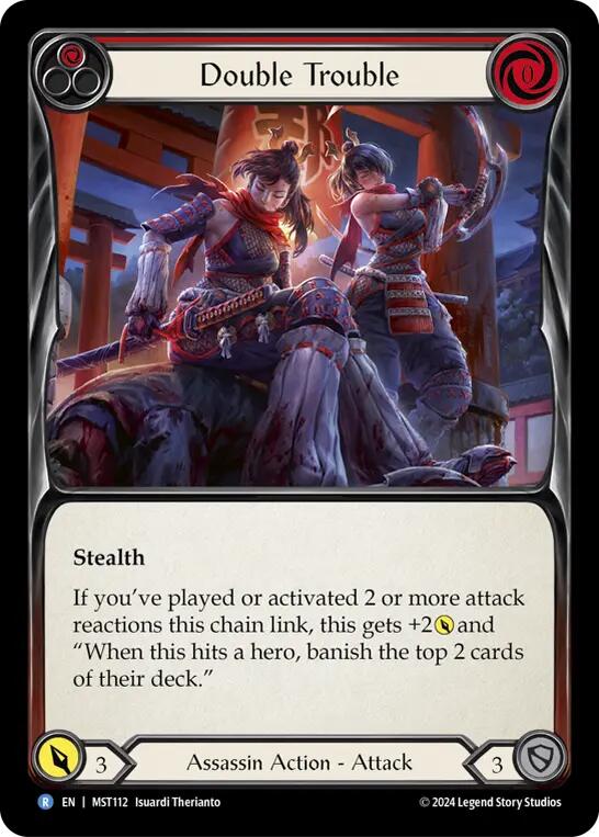 Double Trouble (Red) [MST112] (Part the Mistveil) Rainbow Foil
