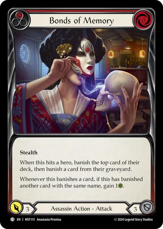 Bonds of Memory (Red) [MST115] (Part the Mistveil) Rainbow Foil