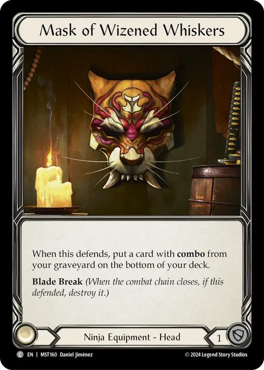 Mask of Wizened Whiskers [MST160] (Part the Mistveil) Cold Foil