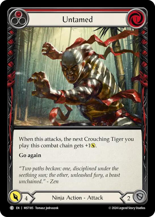 Untamed (Red) [MST185] (Part the Mistveil) Rainbow Foil