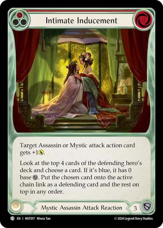 Intimate Inducement (Red) [MST017] (Part the Mistveil) Rainbow Foil