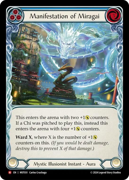 Manifestation of Miragai [MST031] (Part the Mistveil) Rainbow Foil