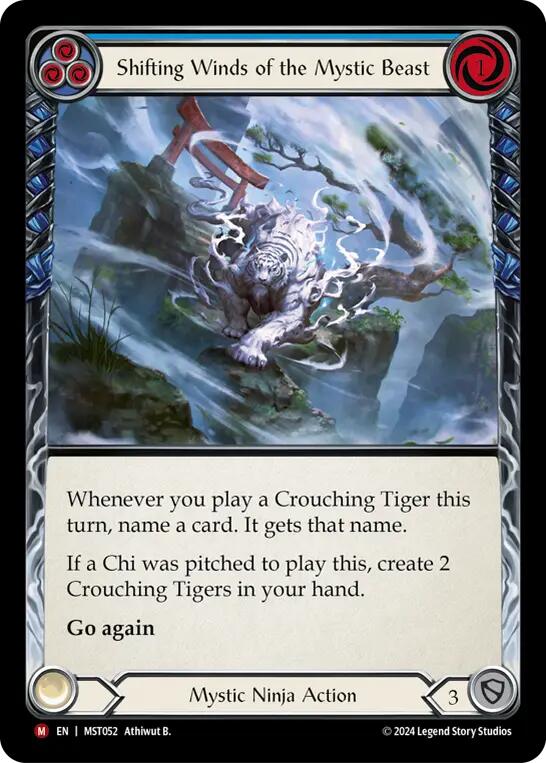 Shifting Winds of the Mystic Beast [MST052] (Part the Mistveil) Rainbow Foil
