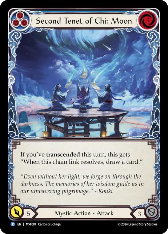 Second Tenet of Chi: Moon [MST081] (Part the Mistveil) Rainbow Foil