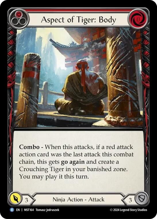 Aspect of Tiger: Body [MST164] (Part the Mistveil) Rainbow Foil