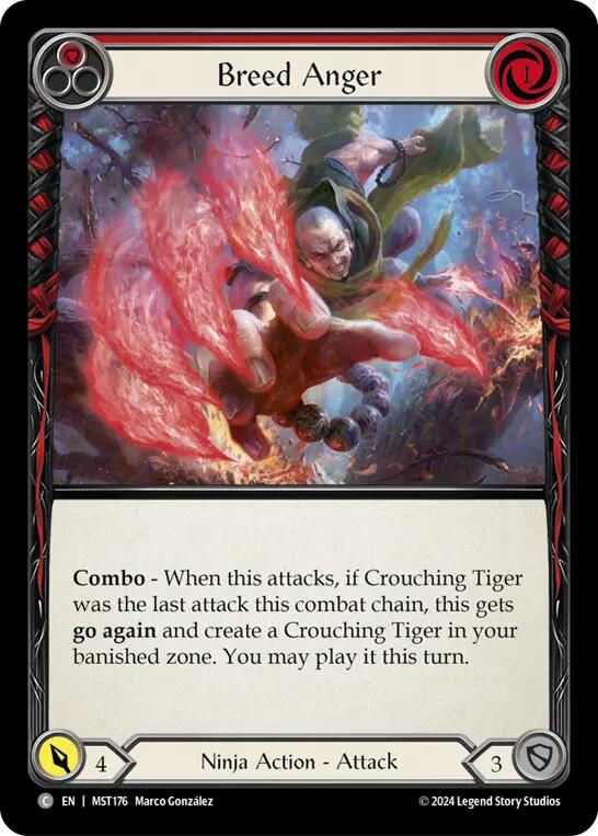 Breed Anger (Red) [MST176] (Part the Mistveil) Rainbow Foil