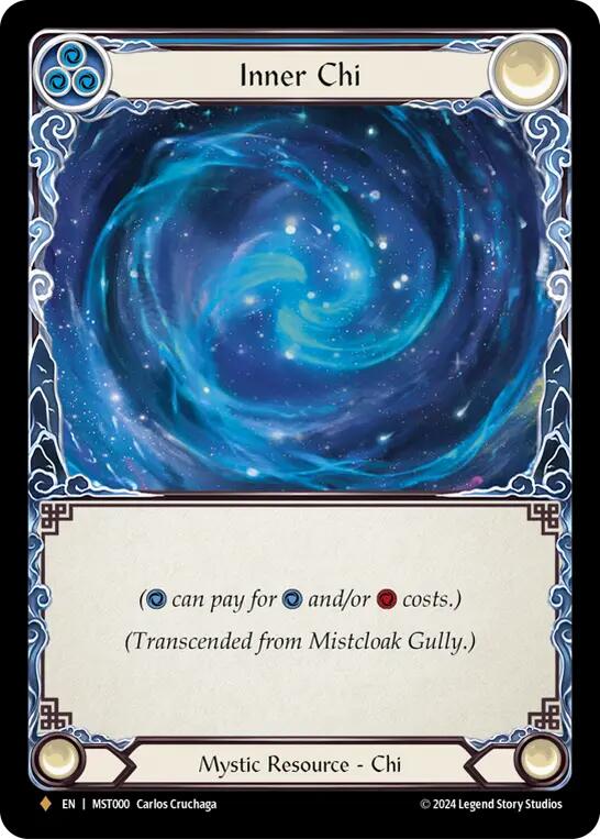 Mistcloak Gully // Inner Chi [MST000] (Part the Mistveil) Cold Foil