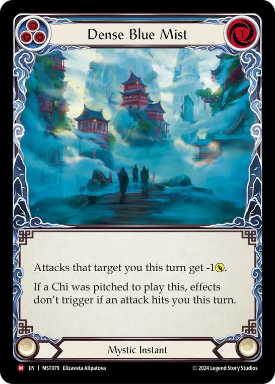 Dense Blue Mist [MST079] (Part the Mistveil) Rainbow Foil
