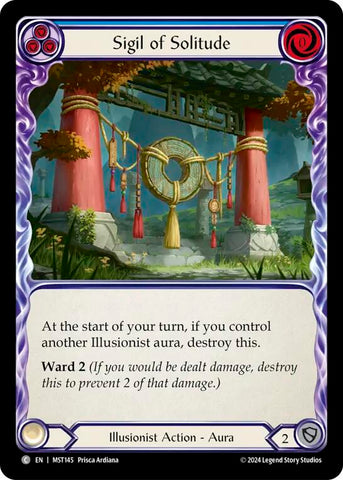 Sigil of Solitude (Blue) [MST145] (Part the Mistveil) Rainbow Foil