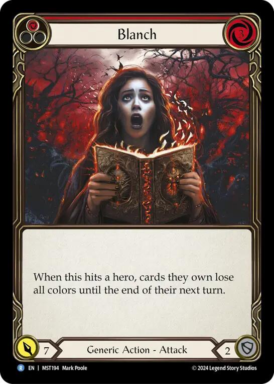 Blanch (Red) [MST194] (Part the Mistveil) Rainbow Foil