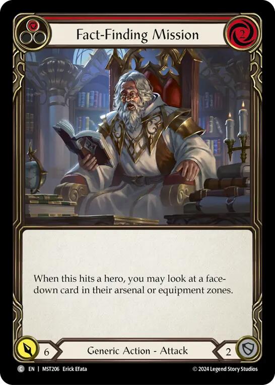 Fact-Finding Mission (Red) [MST206] (Part the Mistveil) Rainbow Foil