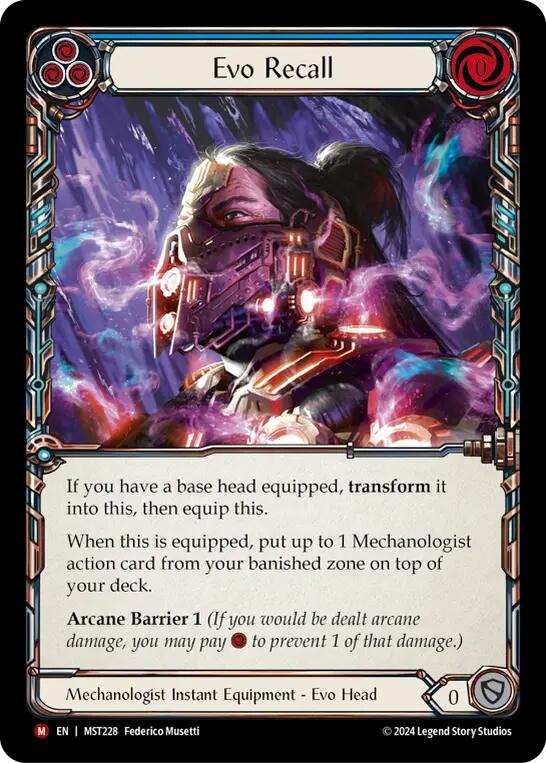 Evo Recall [MST228] (Part the Mistveil) Cold Foil