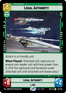 Legal Authority (124/262) (124/262) [Shadows of the Galaxy]