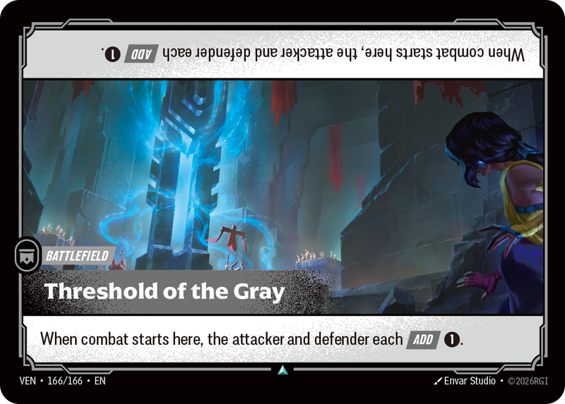 front of card Threshold of the Gray [Vendetta] 166/166