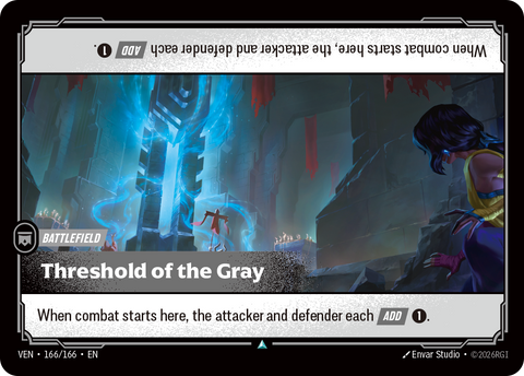 front of card Threshold of the Gray [Vendetta] 166/166