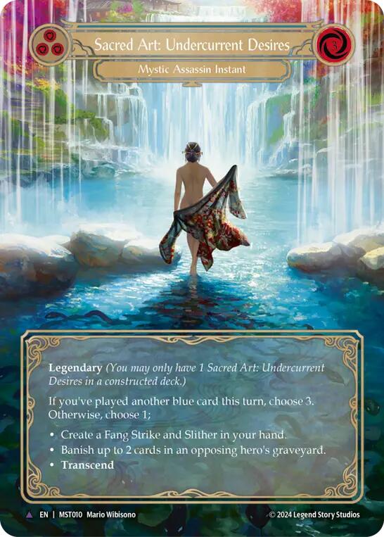 Sacred Art: Undercurrent Desires [MST010] (Part the Mistveil) Cold Foil