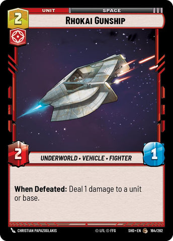 Rhokai Gunship (164/262) (164/262) [Shadows of the Galaxy]